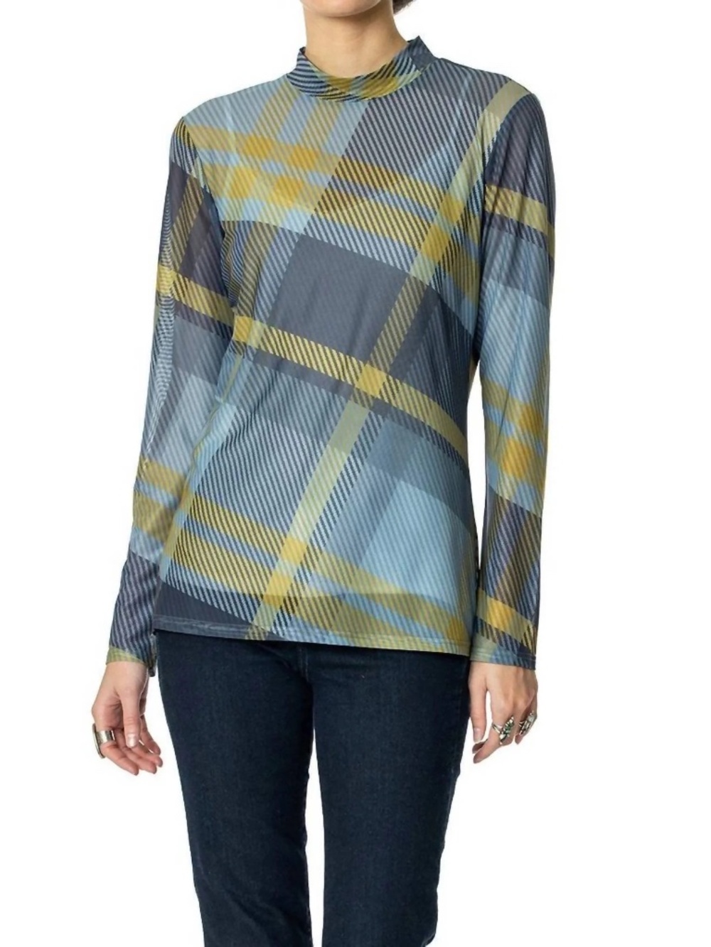 Rogers Plaid Tee by Double D Ranch, Size XL, NWT